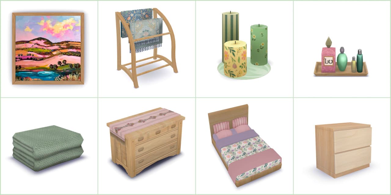 Галерея мода Набор для спальни Gremmie's Cozy Bedroom #1